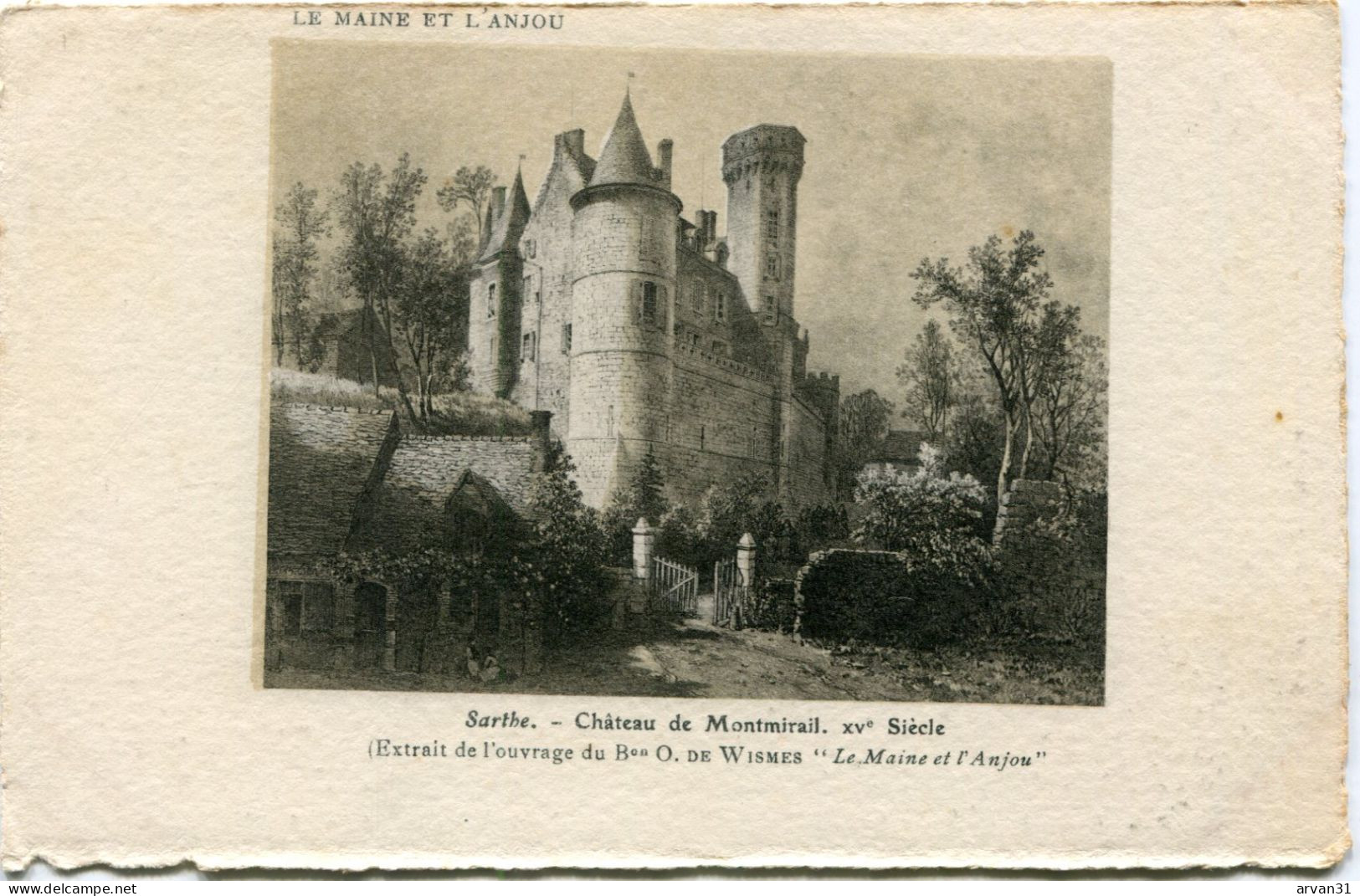 CHÂTEAU  De MONTMIRAIL - XV° Siècle   Par L' EDITEUR SUPRA - - Montmirail