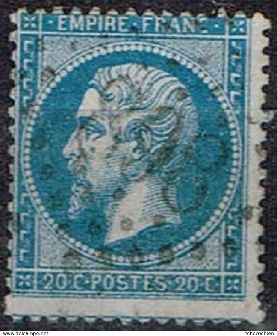 France - 1862 - Y&T N° 22, Oblitéré GC 898 Charlesville - 1862 Napoléon III