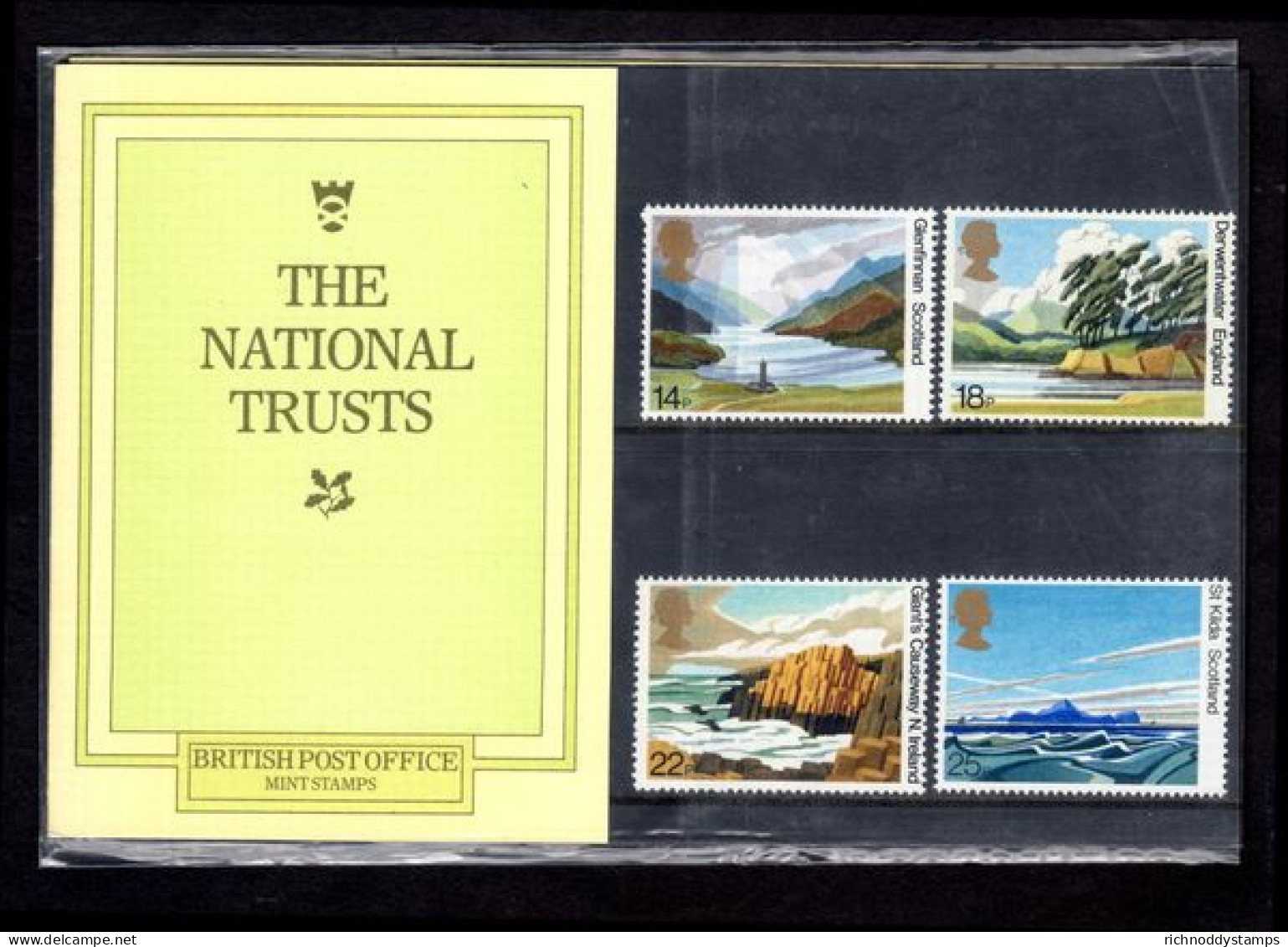 1981 50th Anniv Of National Trust For Scotland. British Landscapes Presentation Pack. - Presentation Packs