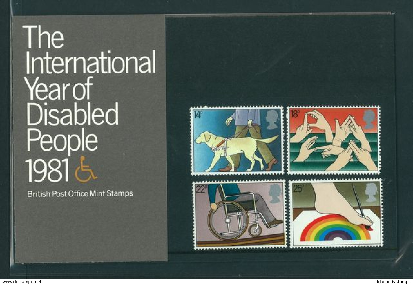 1981 Int Year Of Disabled Persons Presentation Pack. - Presentation Packs