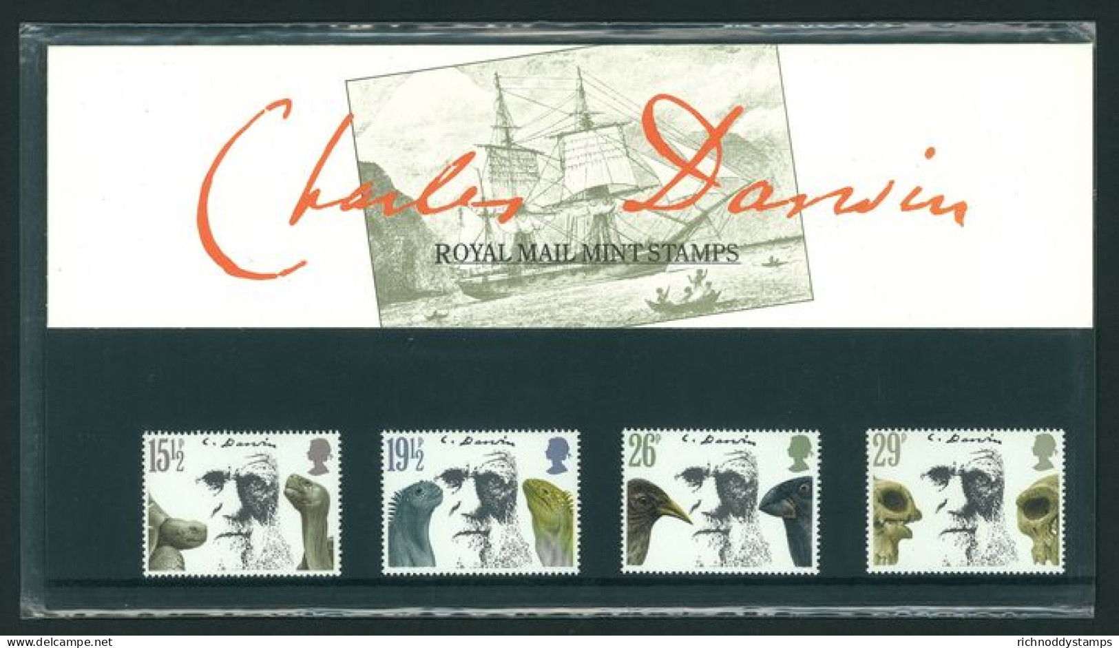 1982 Death Cent Of Charles Darwin Presentation Pack. - Presentation Packs