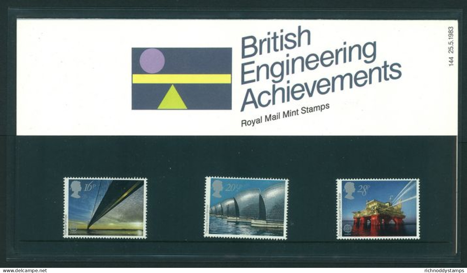1983 Europa. Engineering Achievements Presentation Pack. - Presentation Packs