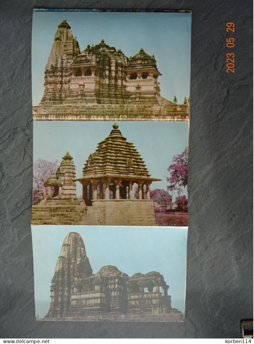 9 POSTKAARTEN     KANDHARIA MAHADEV TEMPLE KHAJURAHO - Afghanistan