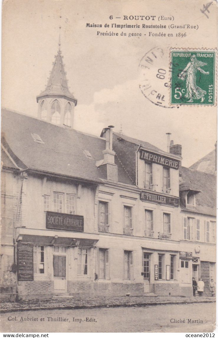 [27] Eure . Routot. Maison De L'Imprimerie Routoise - Routot