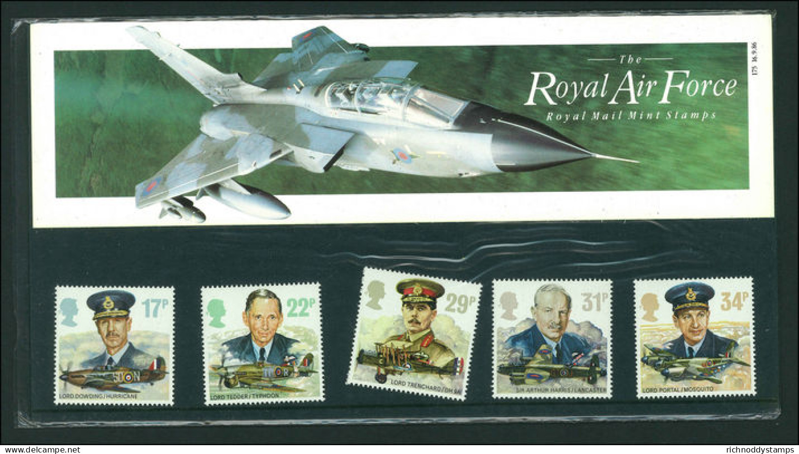 1986 History Of Royal Air Force Presentation Pack. - Presentation Packs