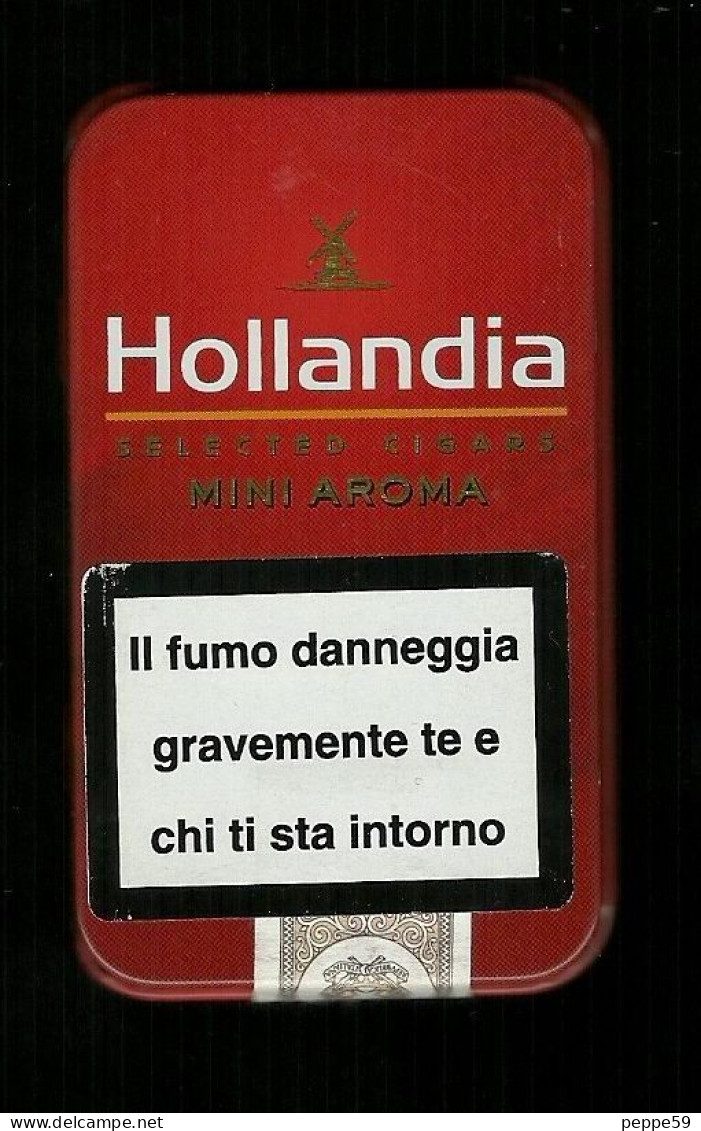 Scatola In Metallo Per Sigarete Italia - Hollandia - Vuoto - Sigarettenkokers (leeg)