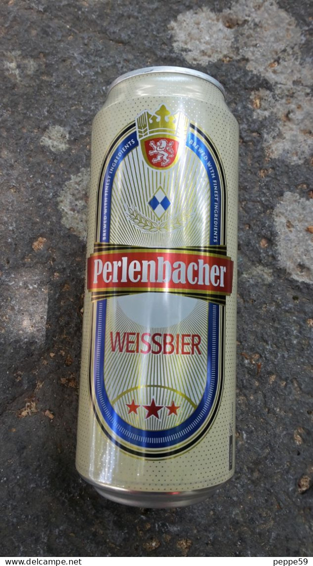 Lattina Italia - Birra Perlenbacher Weissbier  - 50 Cl -  ( Vuota ) - Dosen