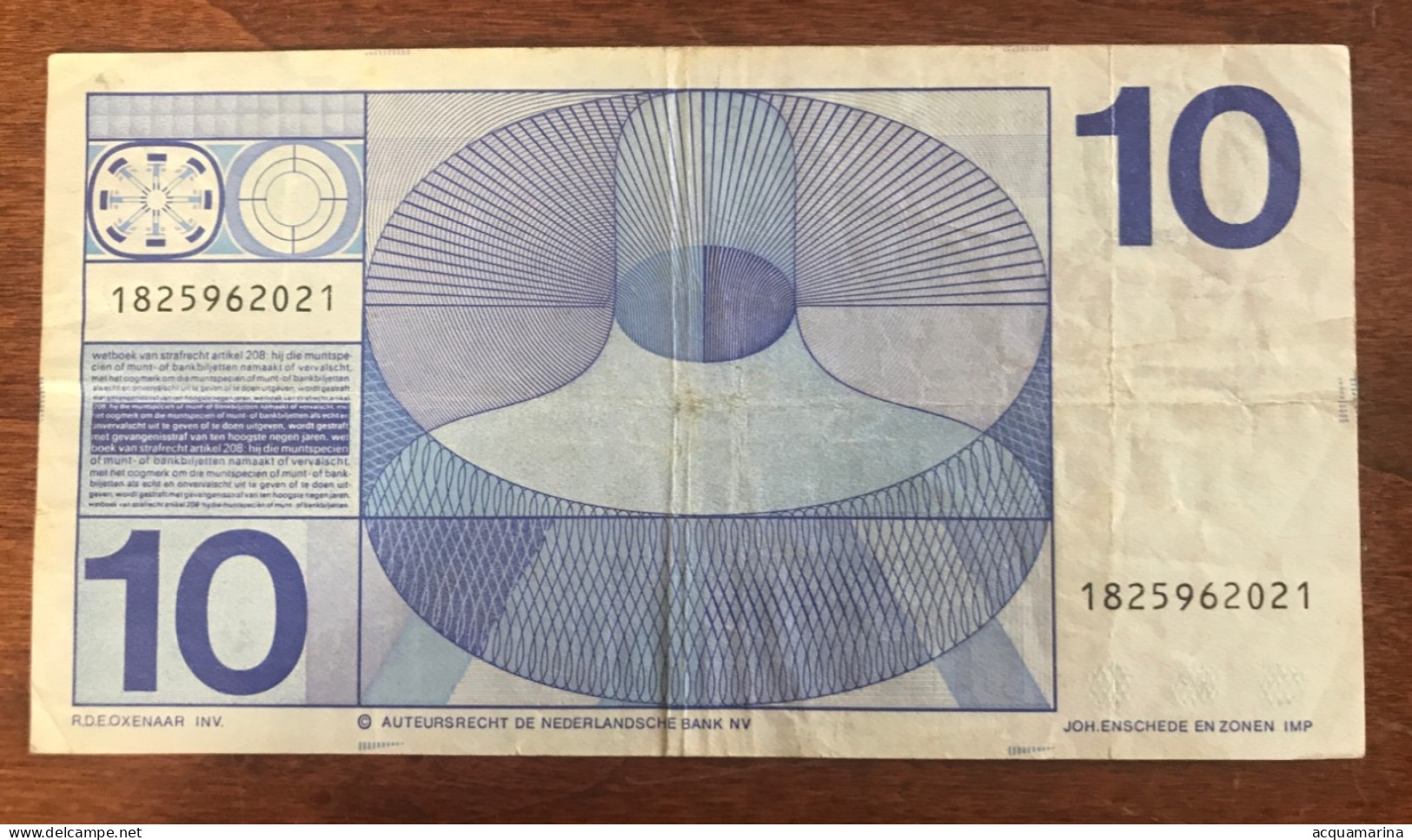 NEDERLAND 10 GULDEN 25.04.1968 CIRCULATED - 5 Gulden