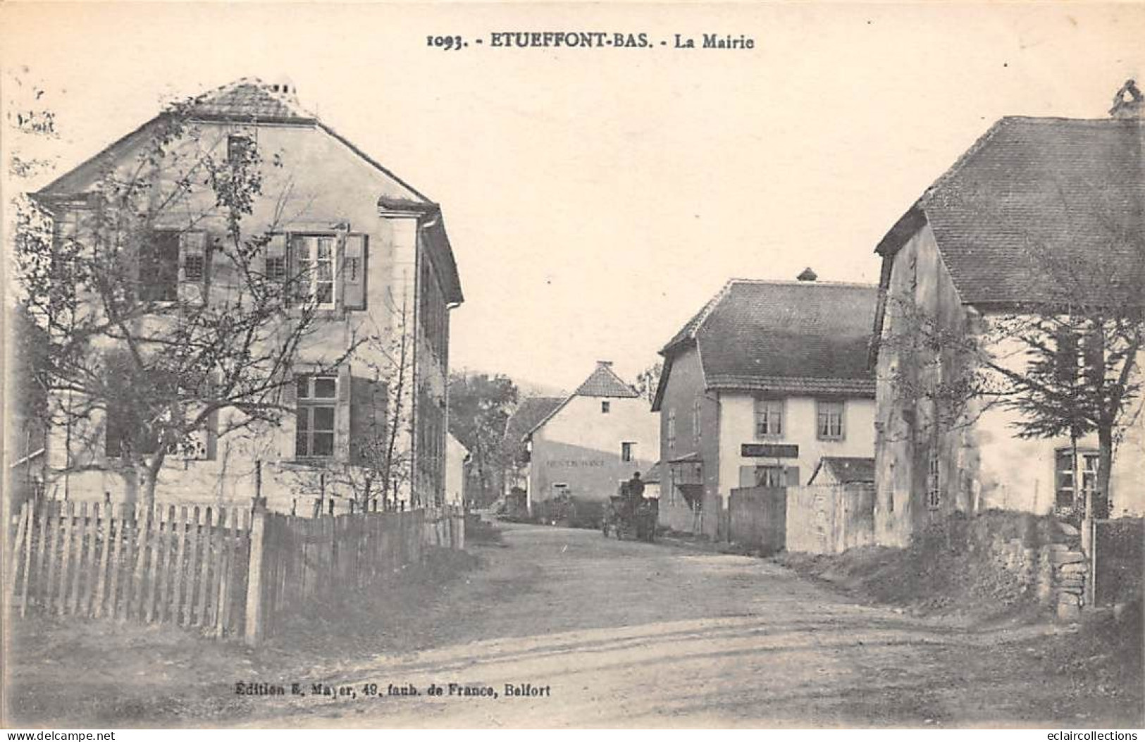 Etueffont Bas        90       Rue Et La Mairie                (voir Scan) - Andere & Zonder Classificatie