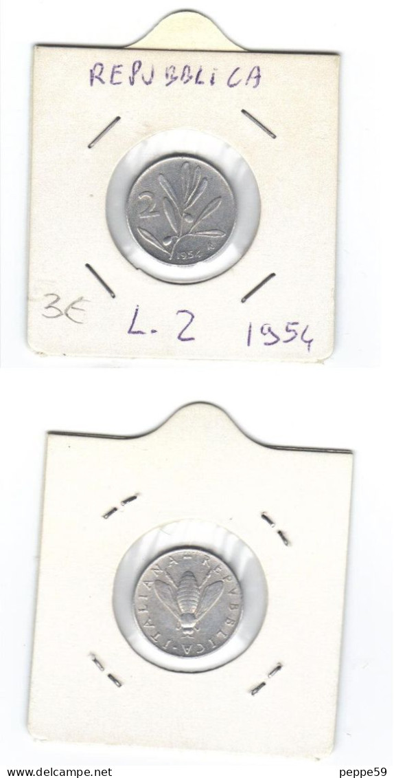 Rep. Italiana - L.2 Del 1954 - Buone Condizioni - 2 Lire