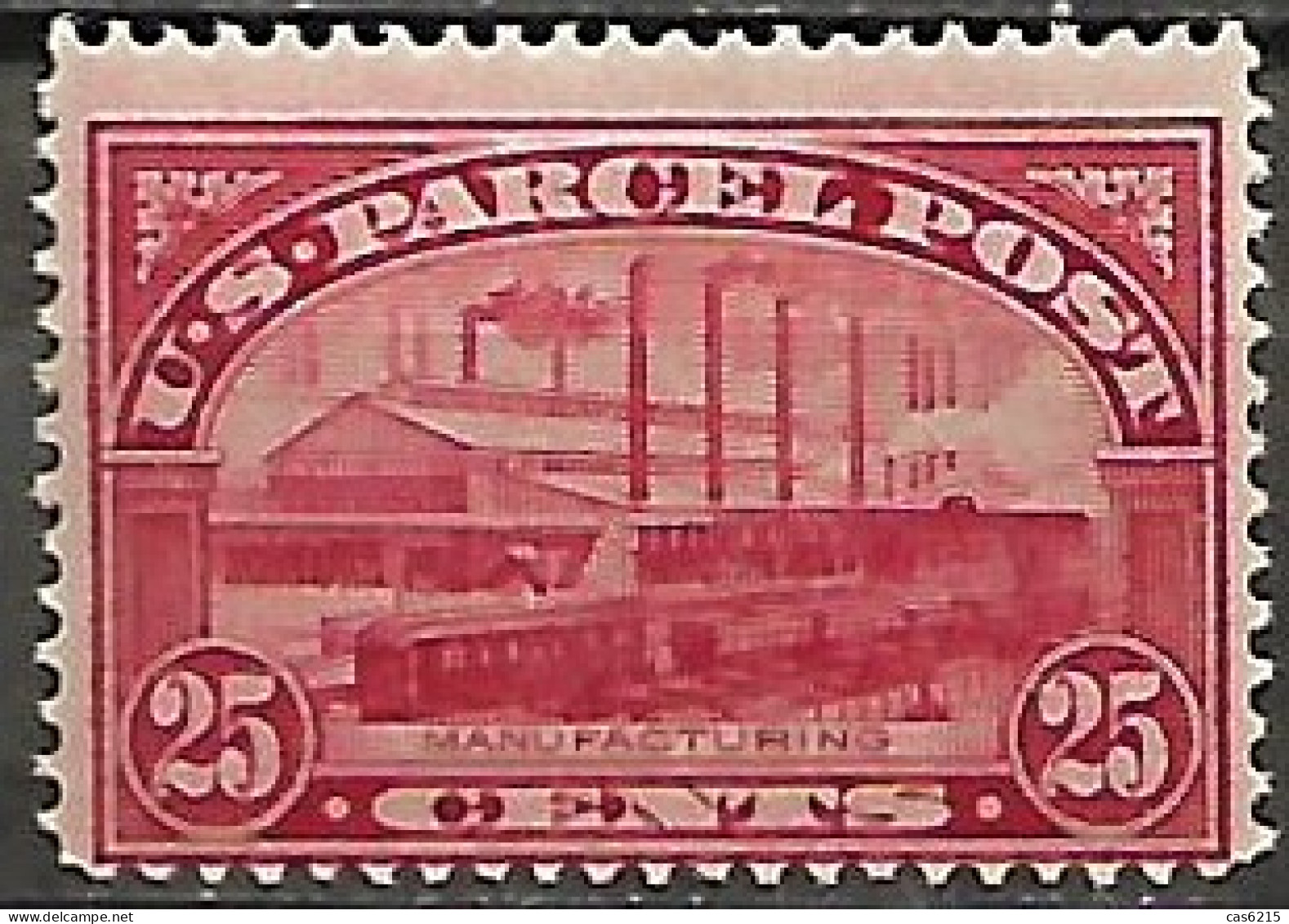 U.S.A. Etats-Unis 1912  Manufactoring - U.S. Parcel Post, 1 Val Mnh - Nuevos