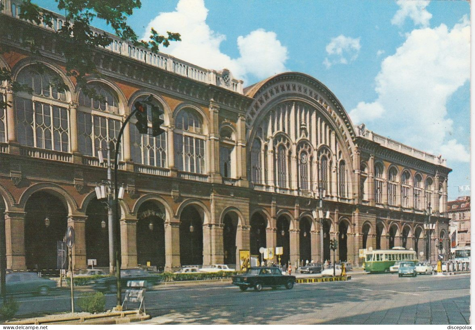 Z6024 Torino - Stazione Di Porta Nuova - Auto Cars Voitures Tram / Viaggiata 1967 - Stazione Porta Nuova