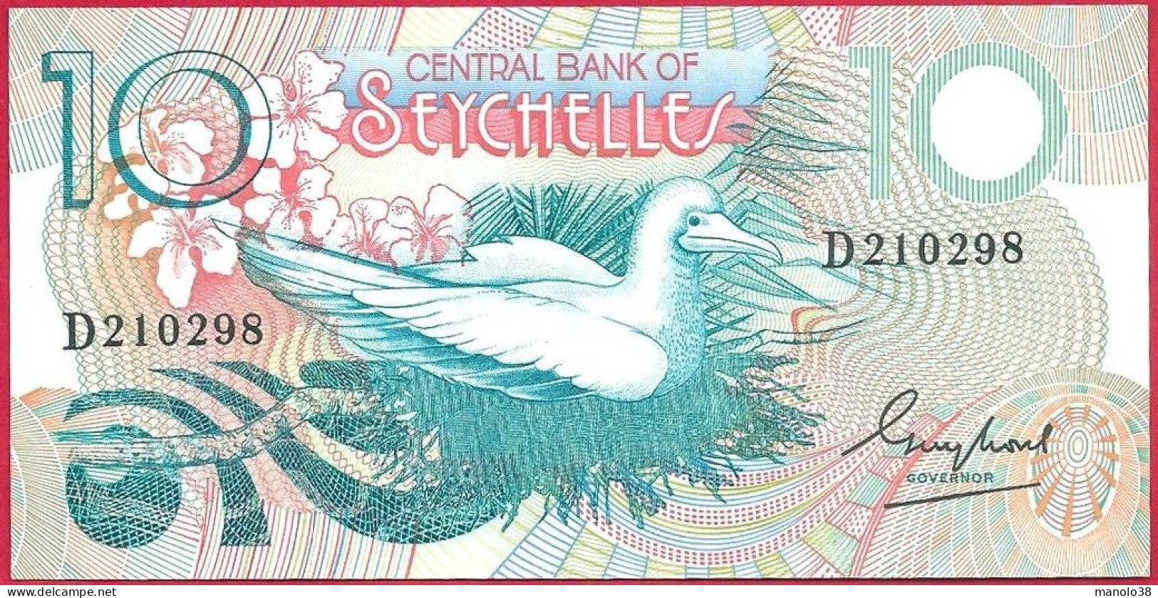 Seychelles. 10 Rupees. Type 1983. SUP. - Seychellen