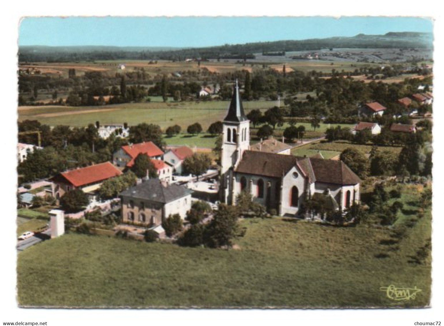 GF (74) 712, Saint St Cergues, Combier 82 3 A, L'Eglise, Vue Aérienne - Saint-Cergues