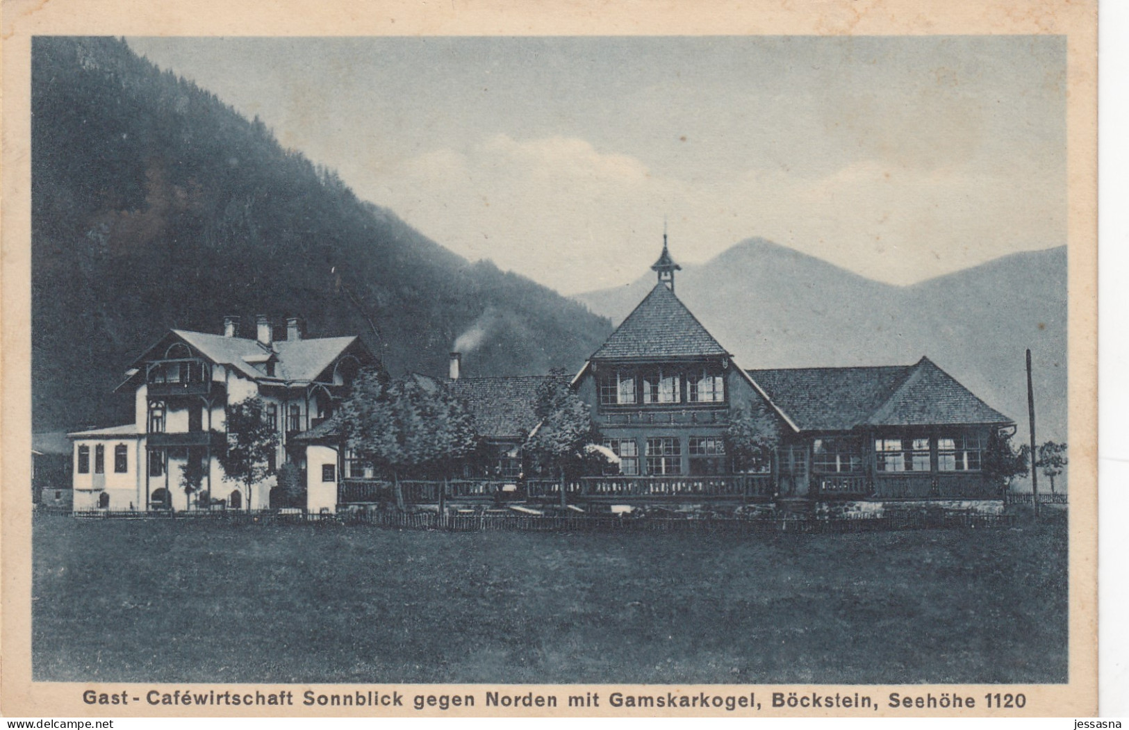 AK - BÖCKSTEIN Im Gasteinertal - Pension Und Restaurant Sonnblick 1928 - Böckstein