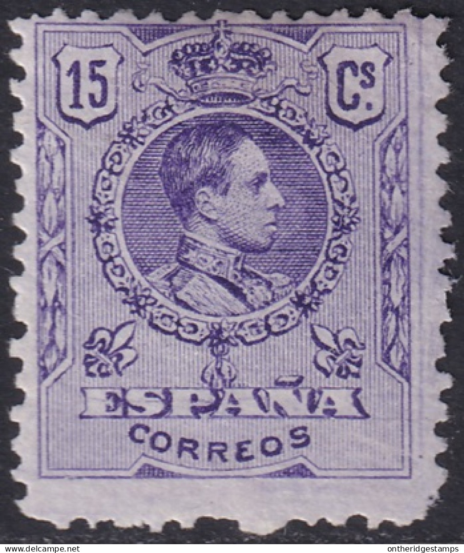 Spain 1909 Sc 300 España Ed 270 MH* Some Perf Damage - Nuevos