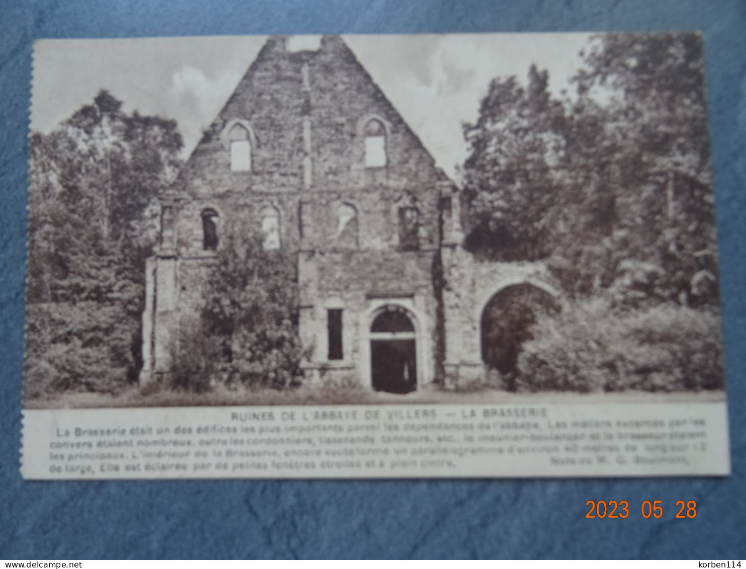 RUINES DE L'ABBAYE DE VILLERS   LA BRASSERIE - Villers-la-Ville