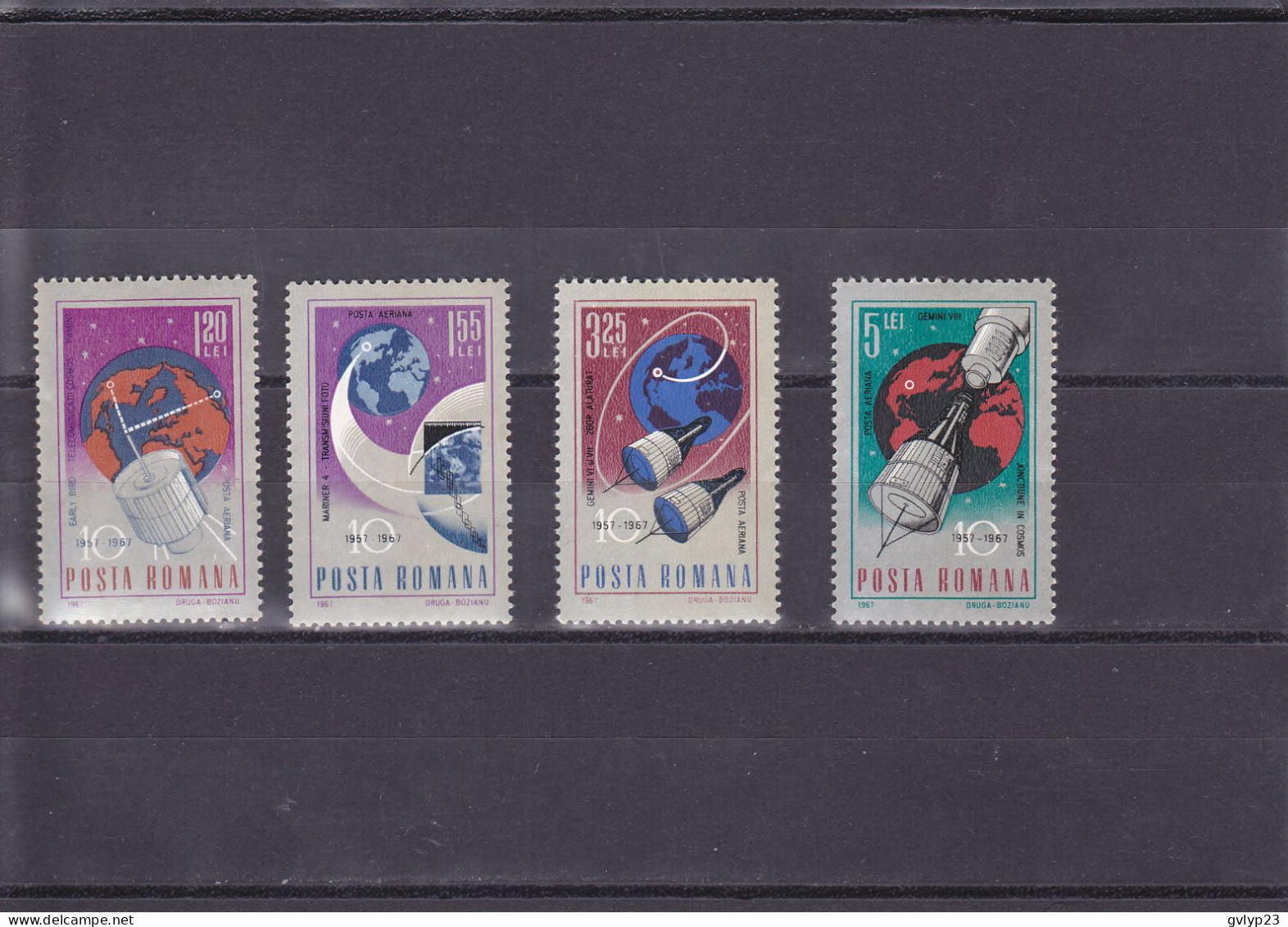 10° ANNéE DE CONQUÊTES SPATIALES NEUF **  N°210/213  YVERT ET TELLIER 1967 - Unused Stamps
