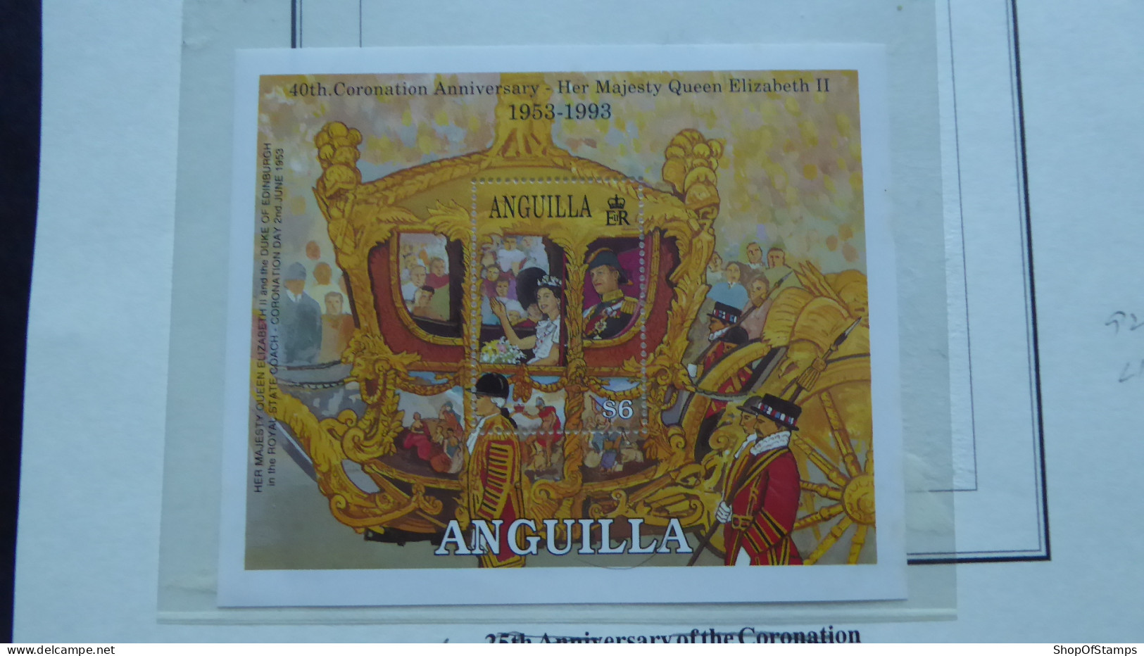 ANGUILLA SG  921 MINT THE ROYAL FAMILY - Anguilla (1968-...)
