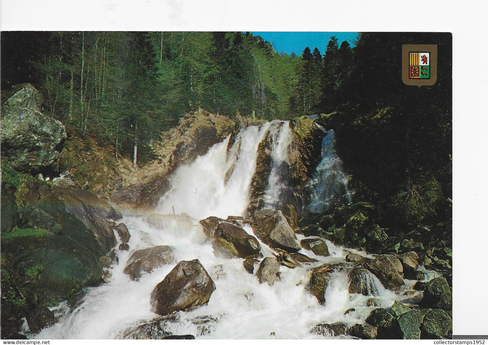 FRANCE ,HAUTE PYRENES ,VUE PANORAMIQUE,CASCADE DE LUTOUR - Ossun