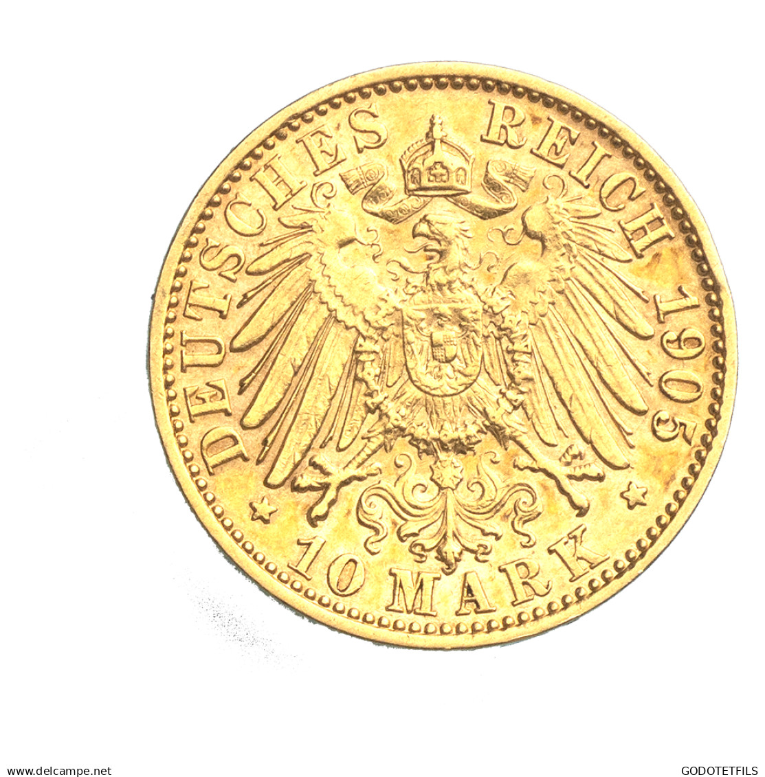 Allemagne-Royaume De Prusse Wilhelm II 10 Mark 1903 Berlin - 5, 10 & 20 Mark Gold