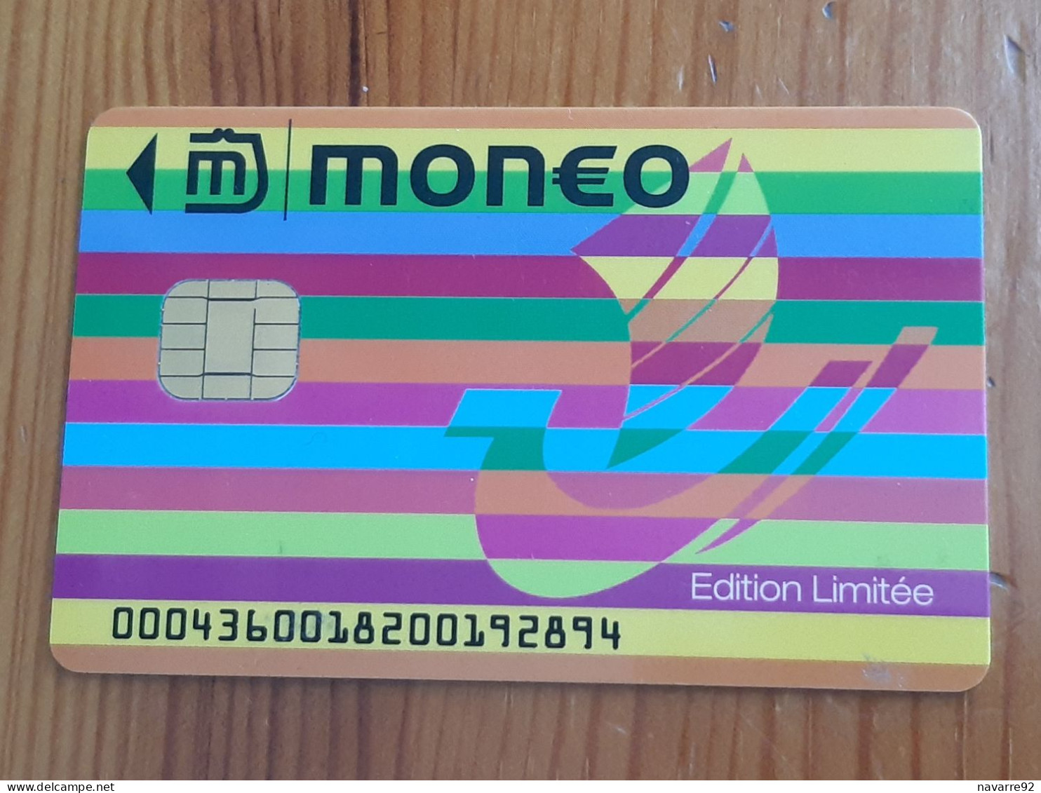 JOLIE CARTE MONEO PORTE MONNAIE ELECTRONIQUE LOGO VILLE DE PARIS VERSO BANQUE CREDIT AGRICOLE PEU COURANT B.E !!! - Monéo