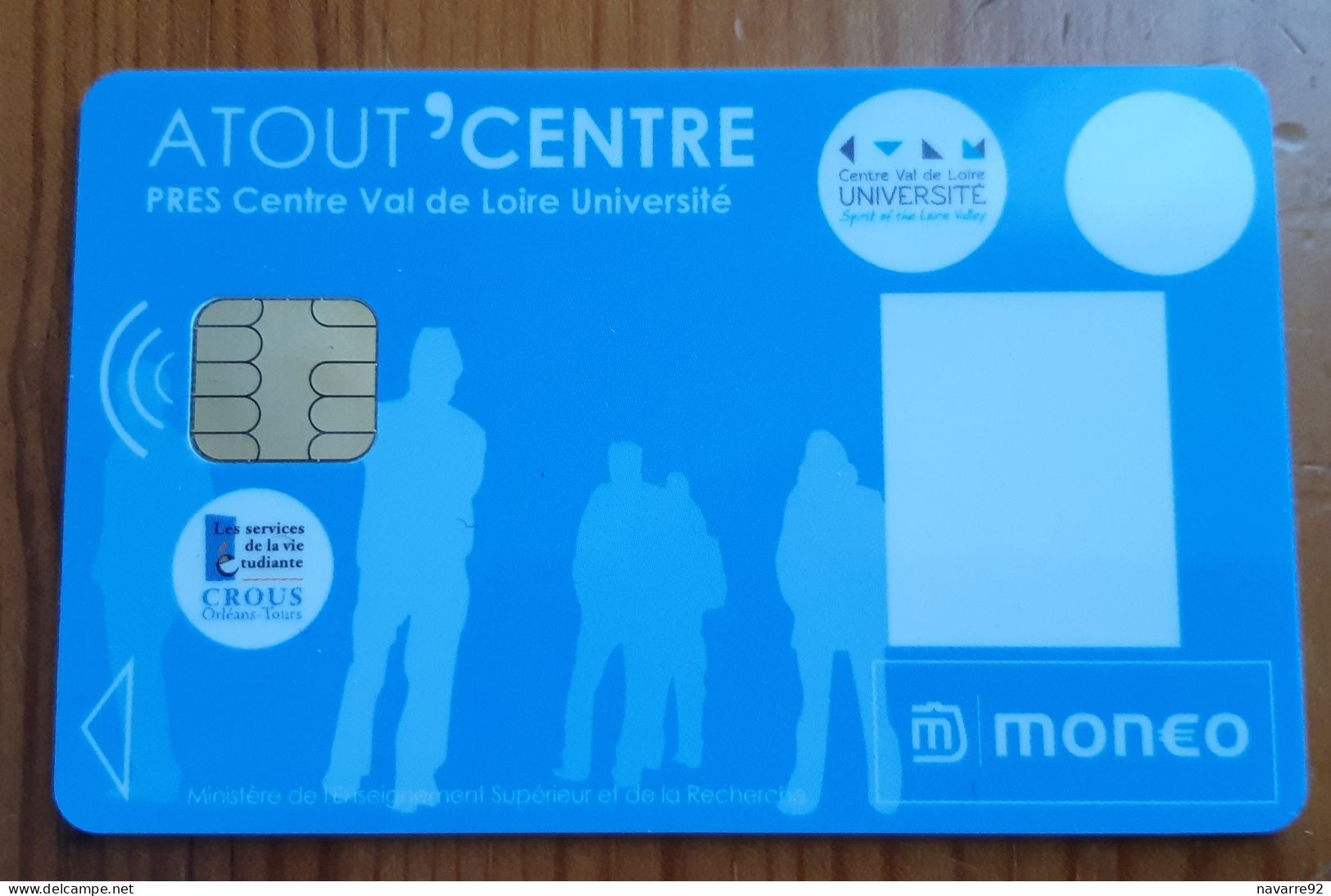 JOLIE CARTE MONEO PORTE MONNAIE ELECTRONIQUE UNIVERSITE ORLEANS TOURS T.B.E !!! - Monéo