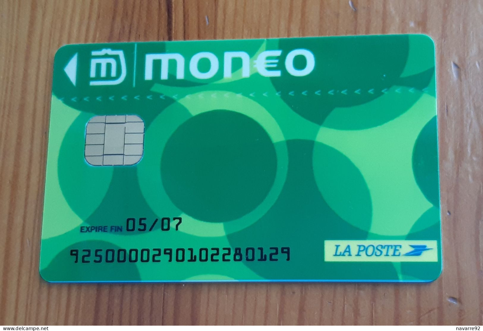 JOLIE CARTE MONEO PORTE MONNAIE ELECTRONIQUE LA POSTE VERSO PMU T.B.E !!! - Monéo