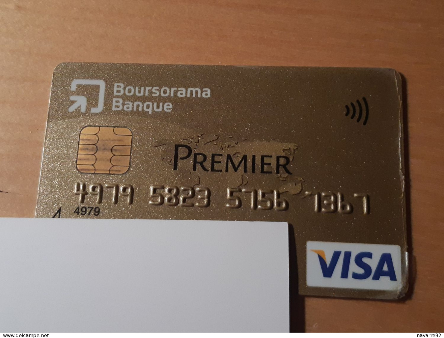 CARTE A PUCE BANCAIRE PERIMEE BOURSORAMA !!! - Disposable Credit Card