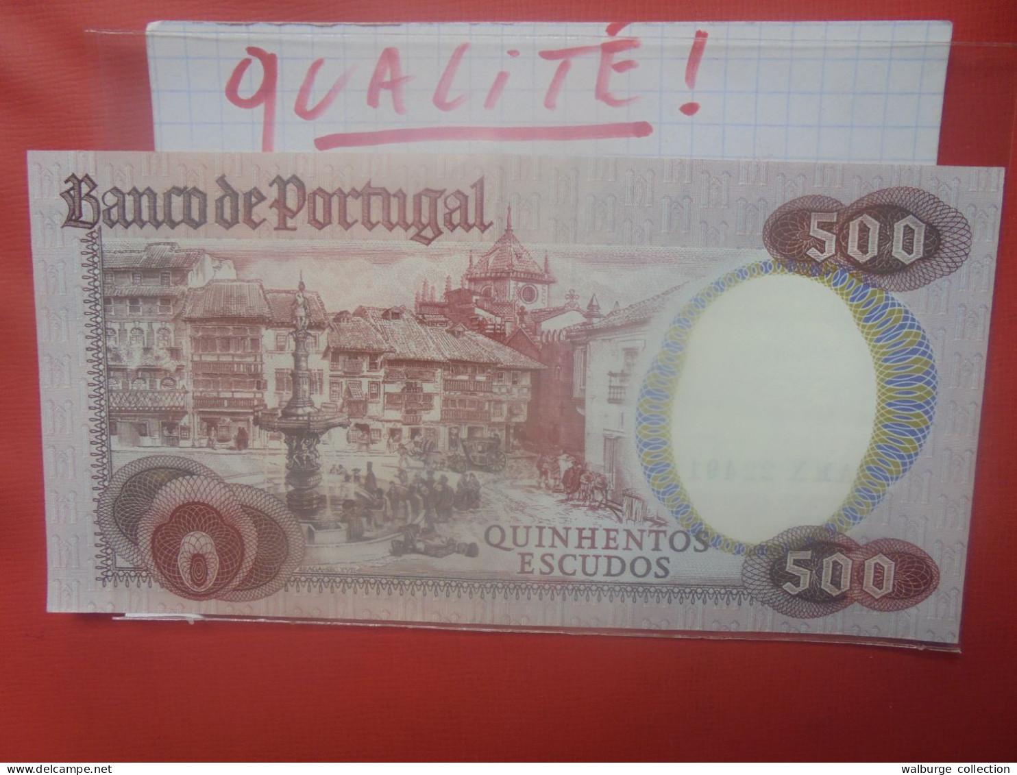 PORTUGAL 500 ESCUDOS 1979(82) Peu Circuler Belle Qualité (B.29) - Portugal
