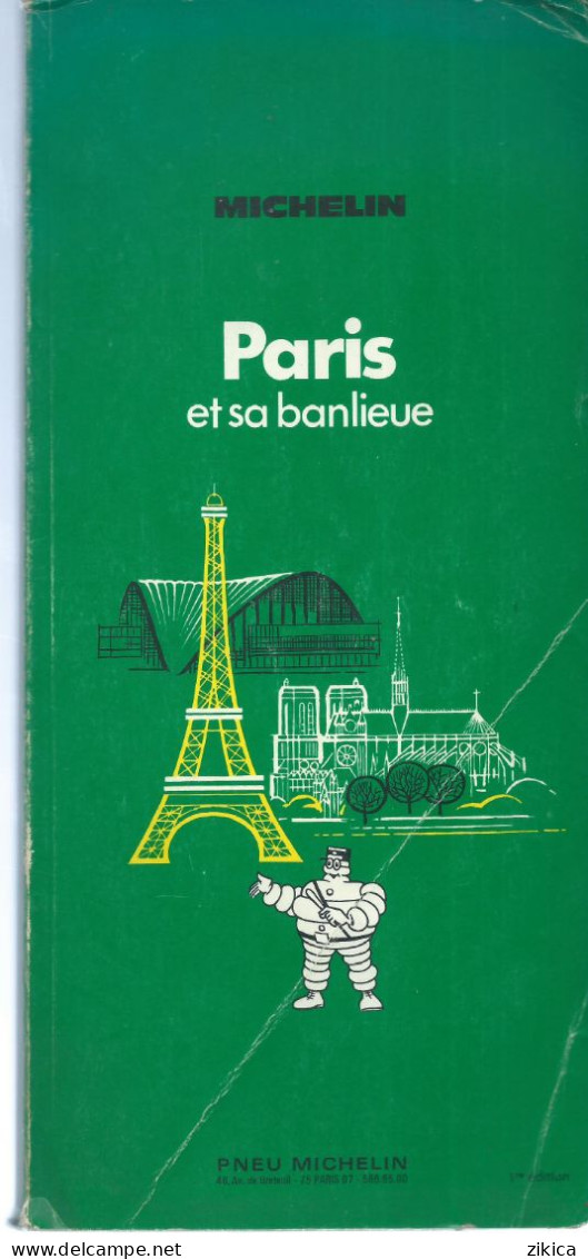 MICHELIN  Maps - Paris Et Sa Banlieue 1972,France,242 Pages - Autres & Non Classés
