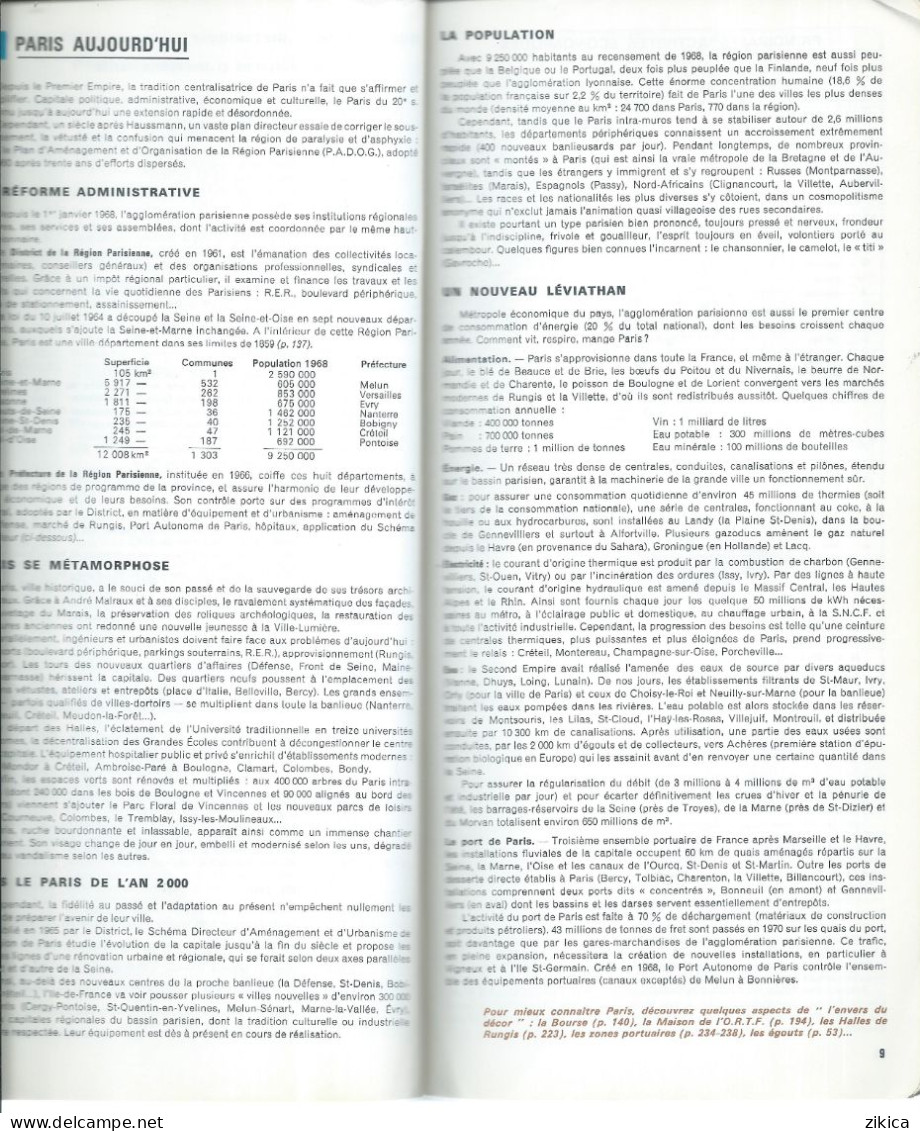 MICHELIN  Maps - Paris Et Sa Banlieue 1972,France,242 Pages - Autres & Non Classés