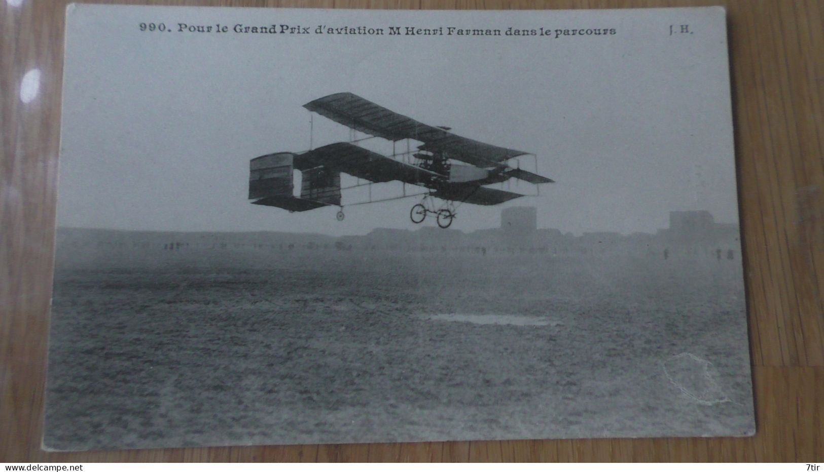POUR LE GRAND PRIX D'AVIATION FARMAN DANS LE PARCOURS - Aviateurs