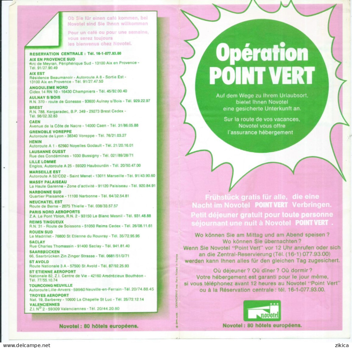 France Map - Operation POINT VERT - Autres & Non Classés