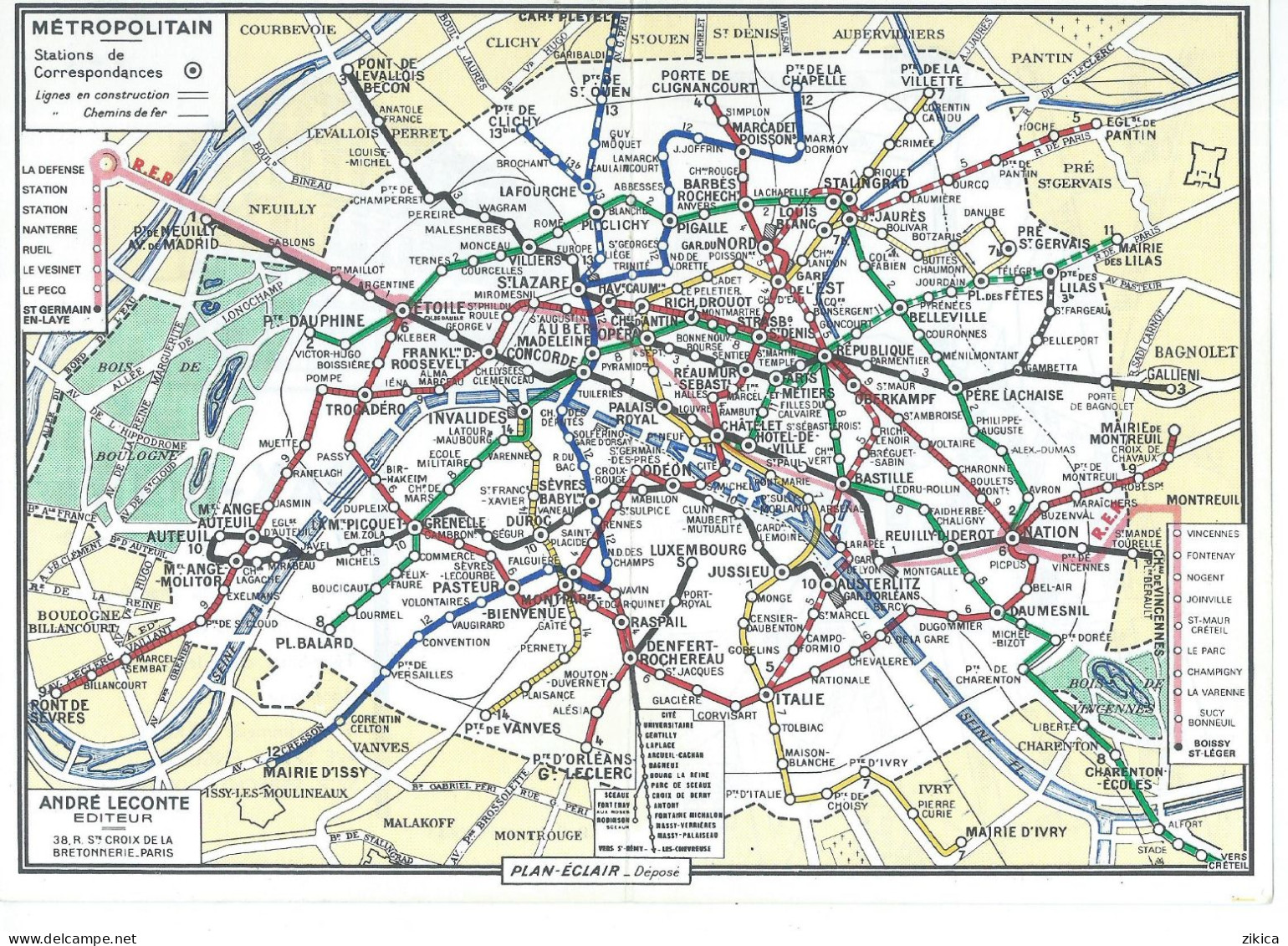 France Map - PAX-Hotel, Metropolitain - Autres & Non Classés