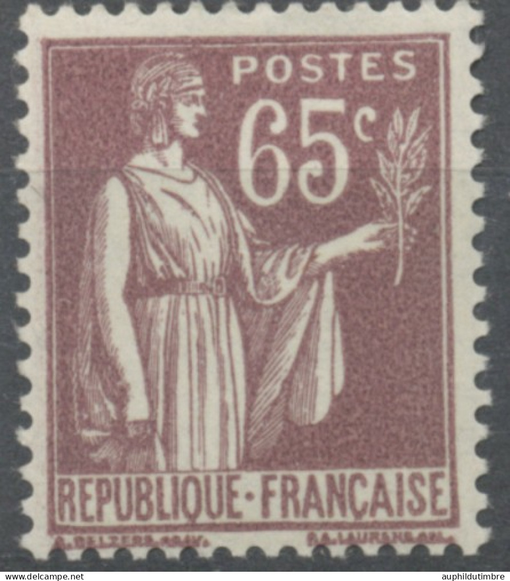 Type Paix. 65c. Violet-brun Neuf Luxe ** Y284 - Nuovi