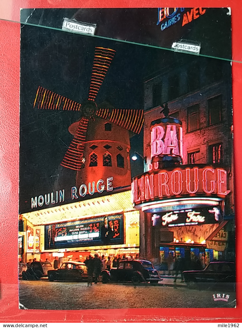 KOV 11-58 - PARIS, Moulin Rouge, Night, Nuit,  - Tour Eiffel