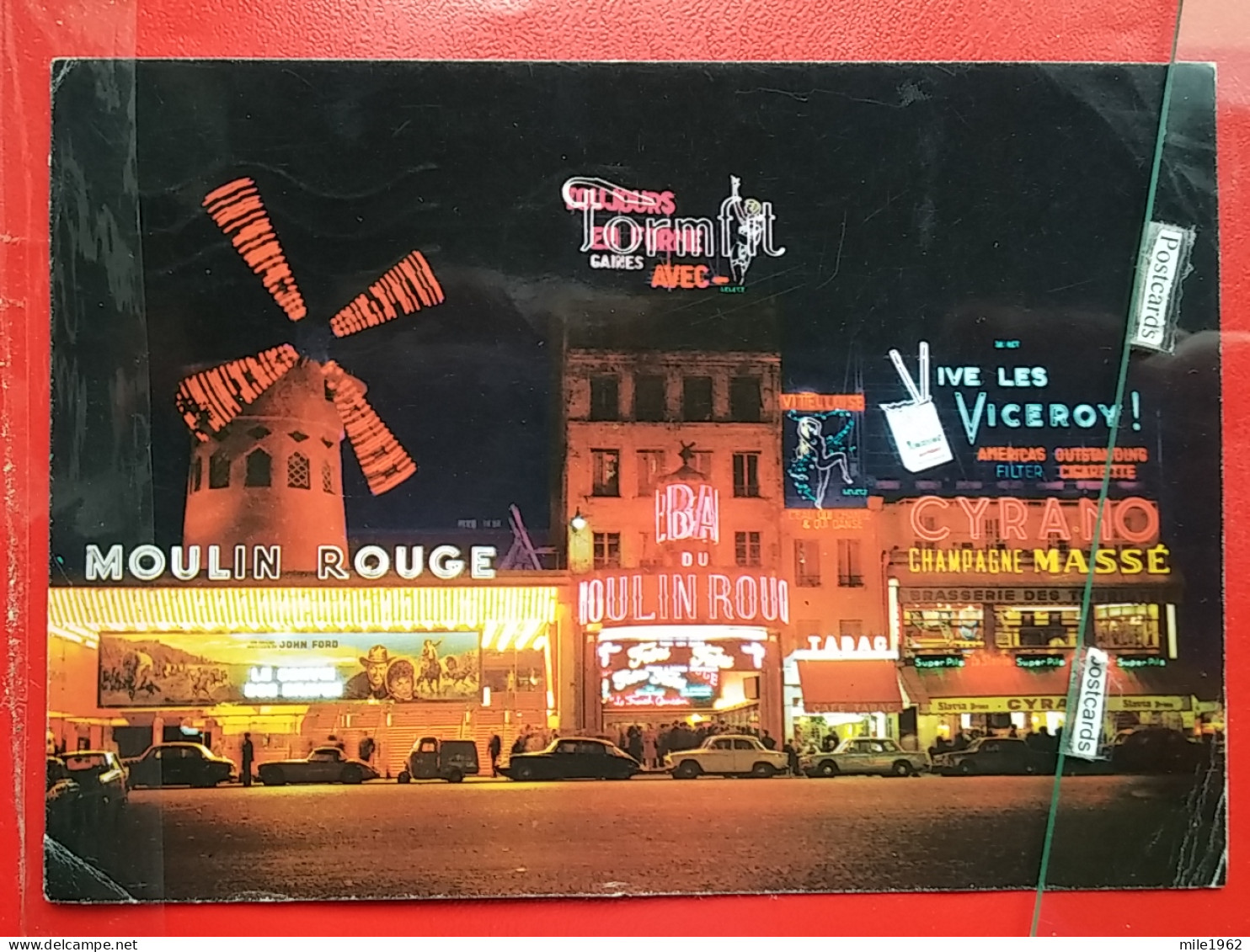KOV 11-58 - PARIS, Moulin Rouge, Night, Nuit,  - Tour Eiffel