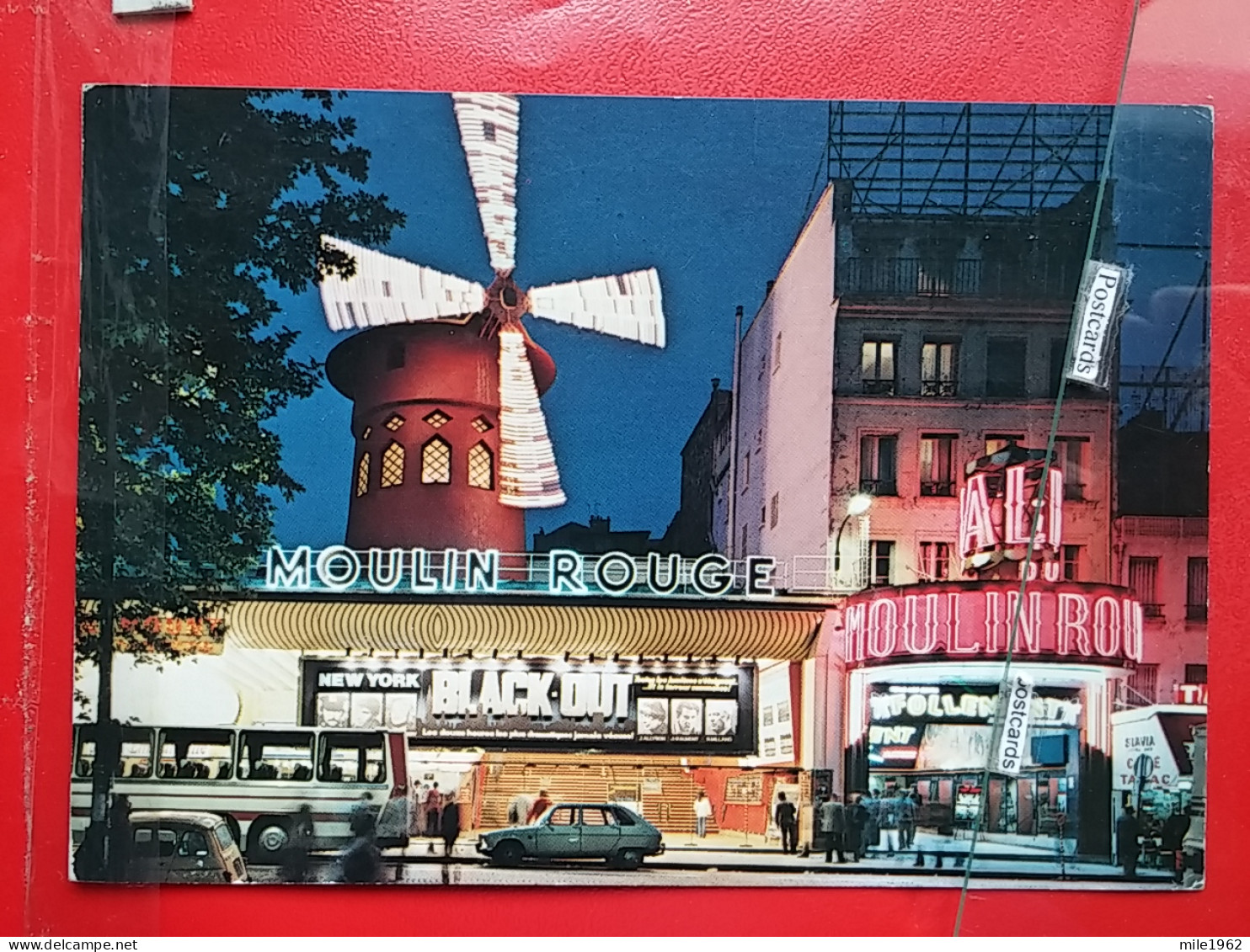 KOV 11-58 - PARIS, Moulin Rouge, Night, Nuit,  - Tour Eiffel