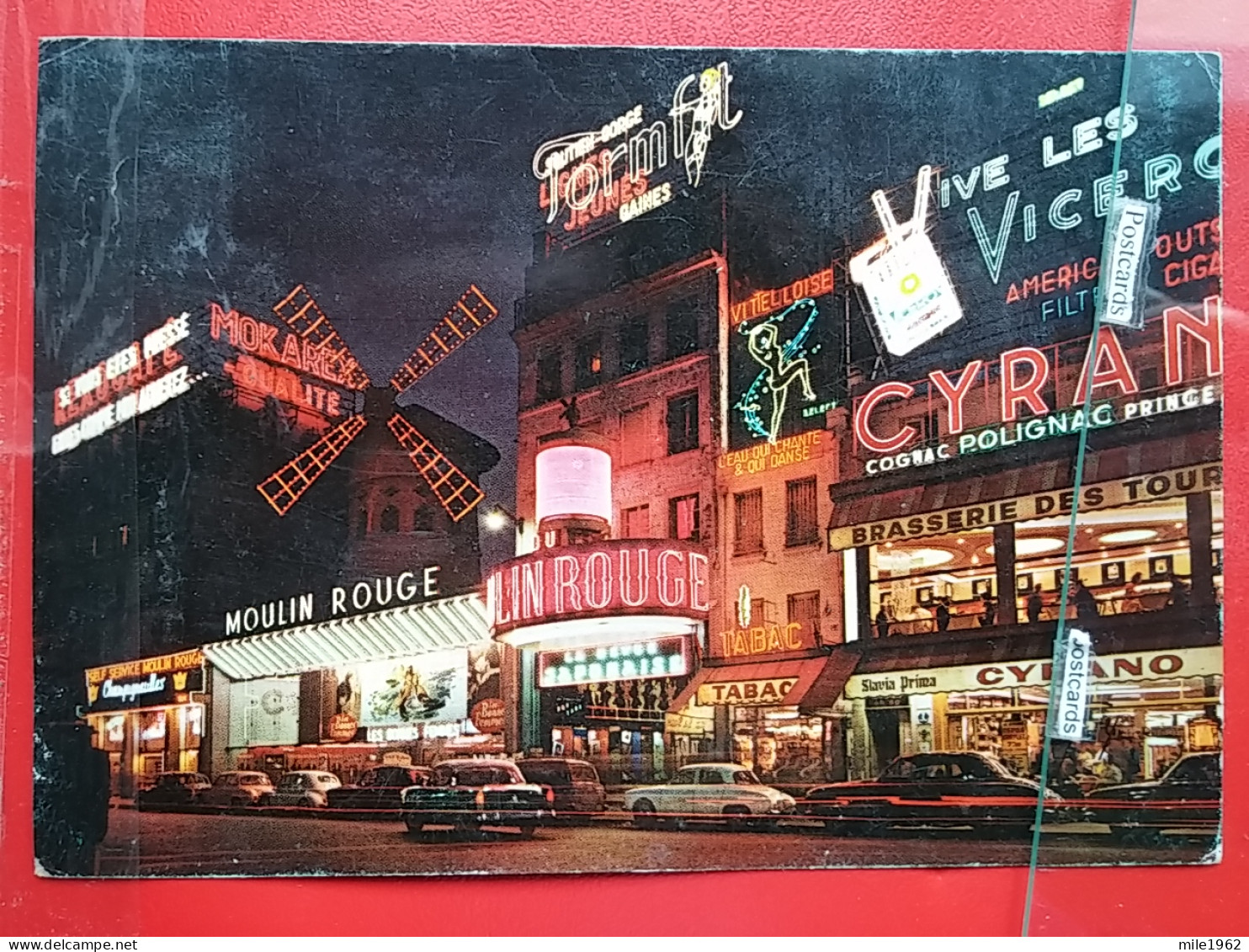 KOV 11-58 - PARIS, Moulin Rouge, Night, Nuit,  - Tour Eiffel