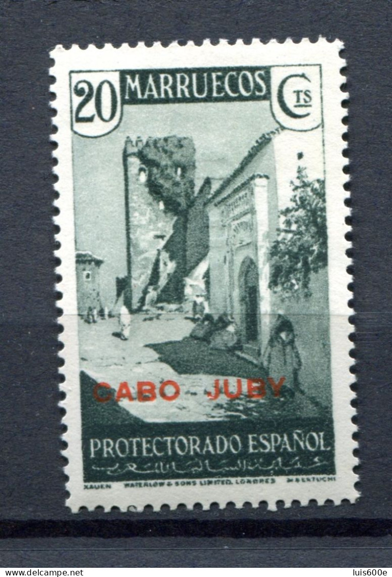 1935/36.CABO JUBY.EDIFIL 72*.NUEVO CON FIJASELLOS(MNH). - Cabo Juby