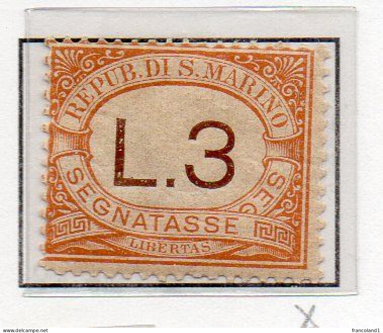 1925 San Marino - Segnatasse 19 - 27 Serie Completa Nuovi MLH* - Portomarken