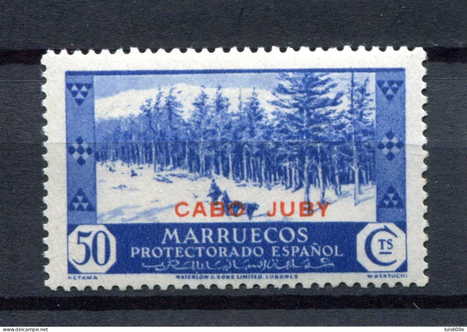 1935/36.CABO JUBY.EDIFIL 82*.NUEVO CON FIJASELLOS(MNH). - Cape Juby