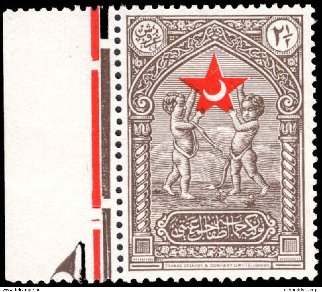 Turkey 1929 2&#189; Ghr Child Welfare Marginal Unmounted Mint. - Neufs