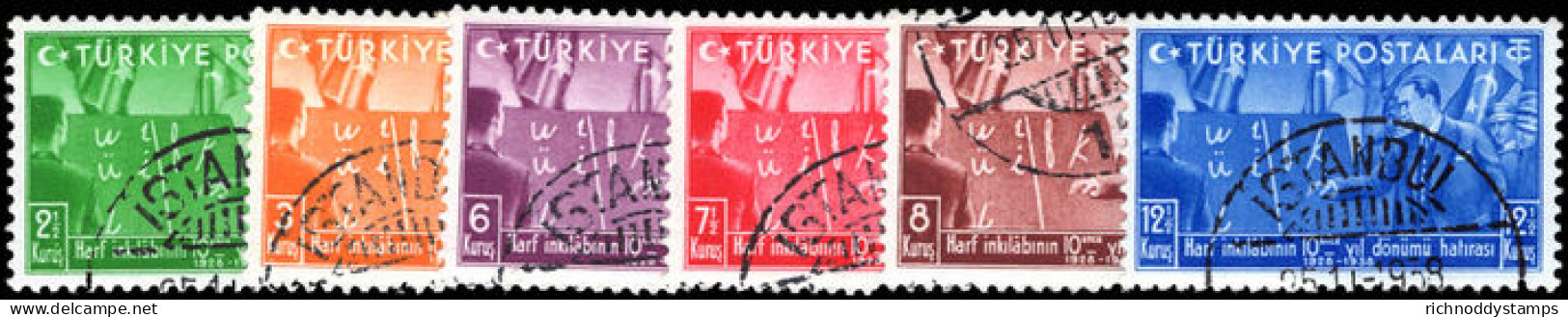 Turkey 1938 Latin Alphabet Fine Used. - Gebraucht