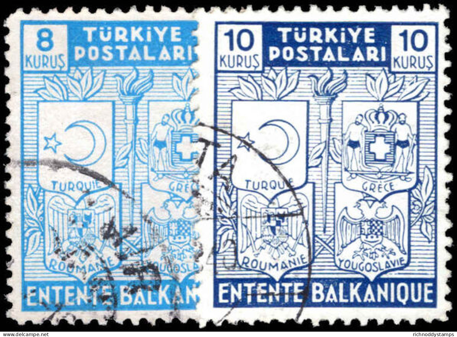 Turkey 1940 Balkan Entente Fine Used. - Usati