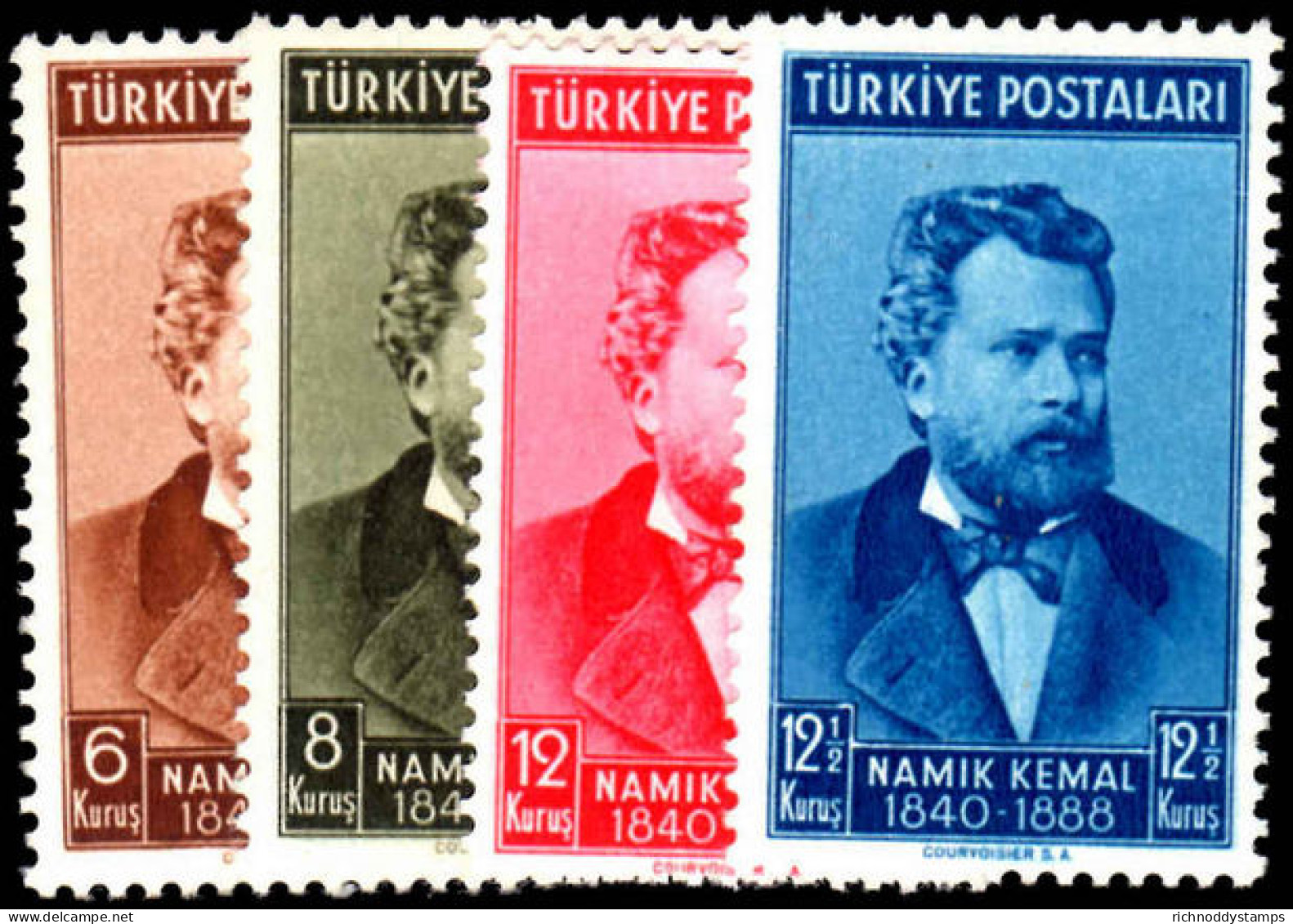 Turkey 1940 Namik Kamal Unmounted Mint. - Unused Stamps