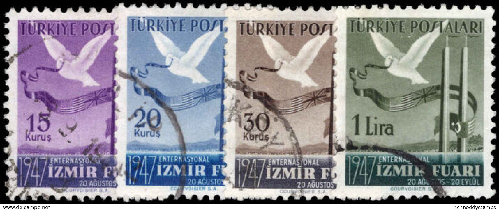 Turkey 1947 Izmir Fair Fine Used. - Oblitérés