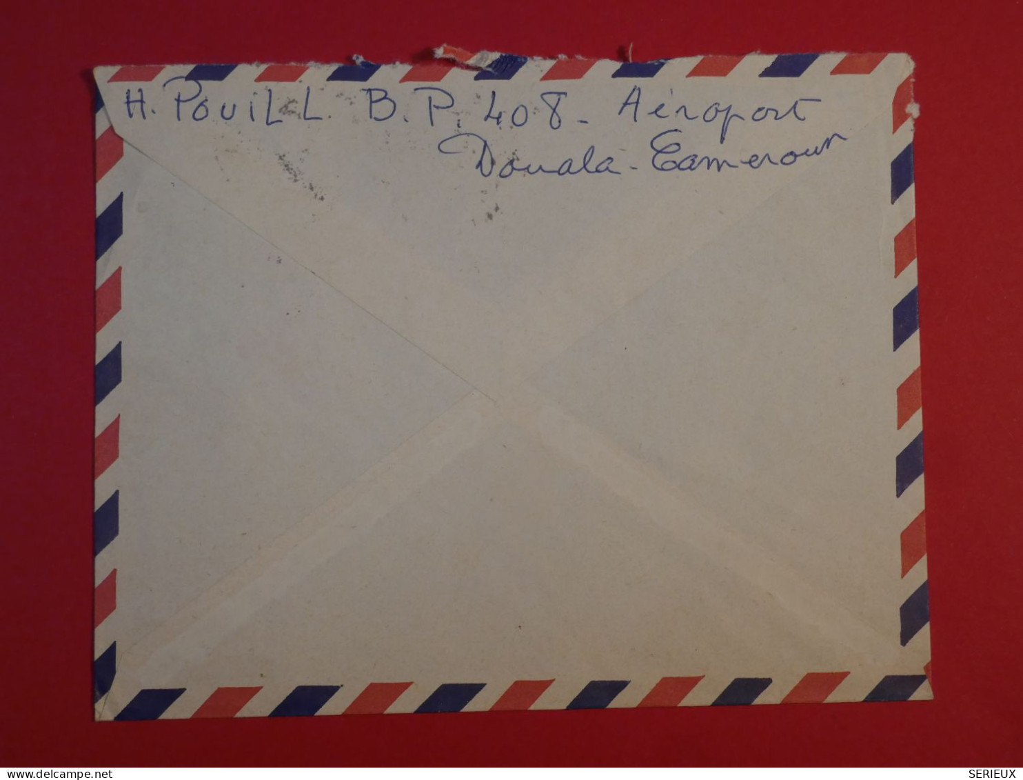 BU9  CAMEROUN  BELLE LETTRE REC. 1960  DOUALA  AVIATION A PARIS FRANCE +++AFF. PLAISANT+++ - Covers & Documents