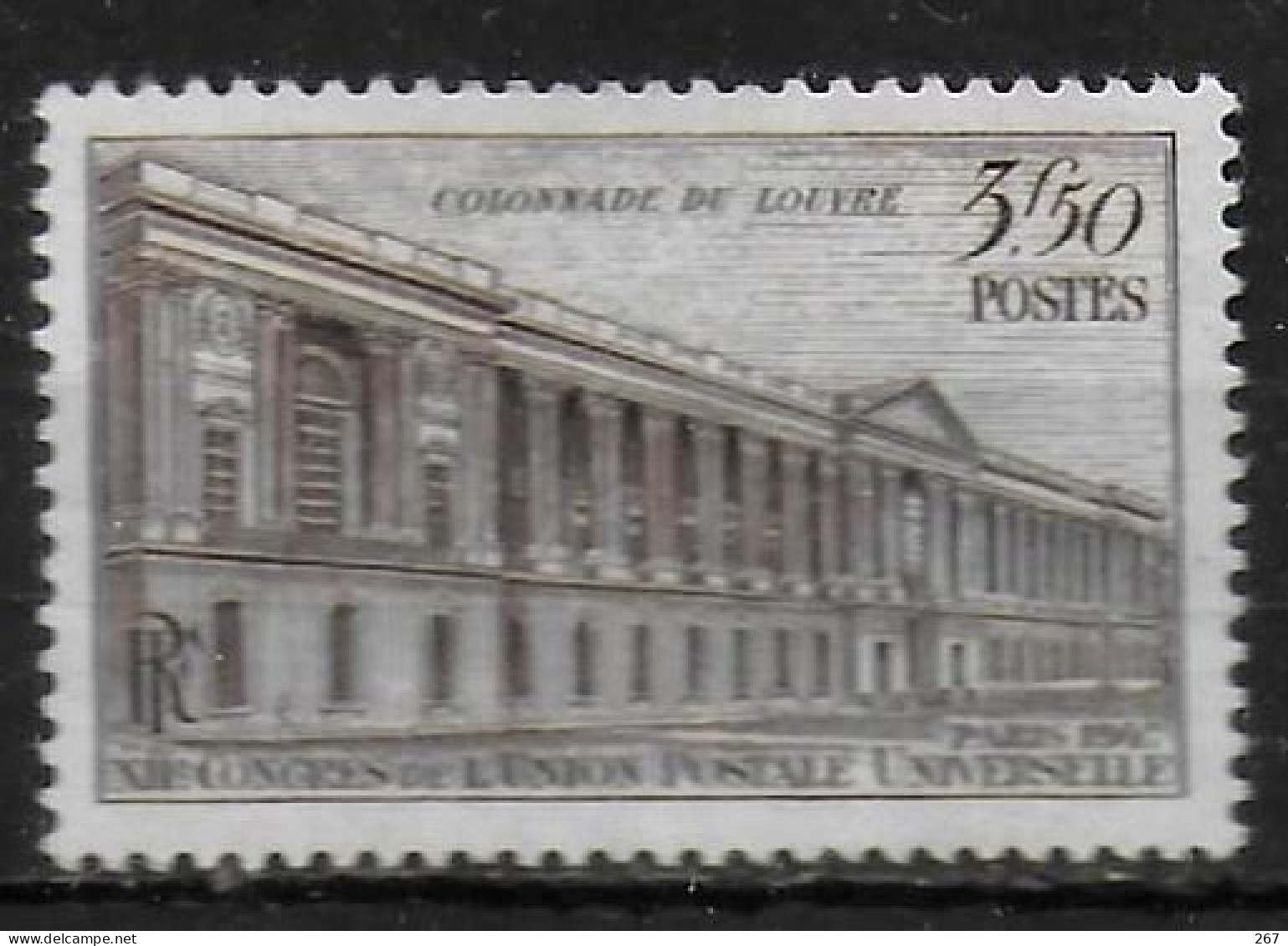 FRANCE  N° 780   *  Colonnade Du Louvre - Autres & Non Classés